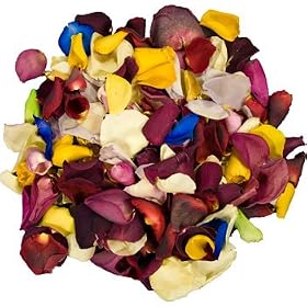 1 pint of Freeze Dried Rose Petals Confetti Mix from InterPetal the Petal Experts