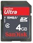 SanDisk Ultra II SDHC 4GB SD Memory Card (SDSDRH-004G-A11, US Retail Package)