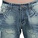 Stunner Men's Vintage Casual Ripped Broken Hole Jeans Denim Joggers Pants CN 500 32