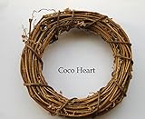 ~Coco Heart~　藤　リースベース　1５ｃｍ（リース・ドライフラワー）