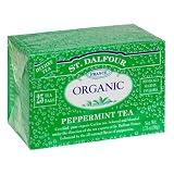 Review St. Dalfour  / St. Dalfour Organic Tea, Peppermint, Tea Bags, 25-Count Boxes (Pack of 12)