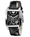 Emporio Armani Men's AR0478 Classic Black Leather Black Chronograph Dial Watch