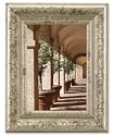 Lawrence Frames 5 by 7-Inch Ornate Picture Frame, Antique Silver Finish