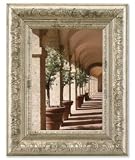 Lawrence Frames 5 by 7-Inch Ornate Picture Frame, Antique Silver Finish