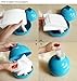 Ai Collection MollaSpace Paper Pot Toilet Paper and Tissue Paper Holder, White