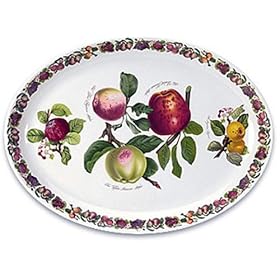 Portmeirion Pomona Earthenware 20-Inch Turkey Platter