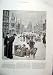 CHRISTMAS IN BELGIUM SCENE BRUGES Antique Print 1894