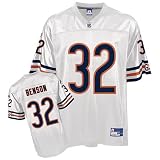 Reebok Chicago Bears Cedric Benson Replica White Jersey