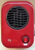 “ABC Products” – Lasco ~ Electric -200 Watt – Personal Ceramic – Space Ceramic For Office or Home – Red Front Finish)