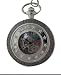 Wind up pocket watch. Silver tone case with Ocean and fish Design includes chain classic size pocket watch of 2 inches.