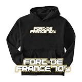 Sweatshirt Black  Capital 70 Retro Fort-De-France  Martinique Capital