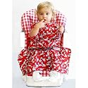 The Original Crumb Chum Bib, Red Dalmations Pattern, Infant Size