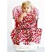 The Original Crumb Chum Bib, Red Dalmations, Infant