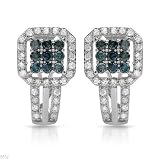 Earrings With 1.90ctw Genuine Length 20mm
