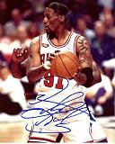 Dennis Rodman Chicago Bulls Autographed 8x10 Photograph