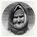 Historic Print (L): [Old Greek woman in camp at Salonica waiting to be moved to Thrace; head]