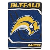 BSS - Buffalo Sabres NHL Royal Plush Raschel Blanket (Banner Series) (60x80")"