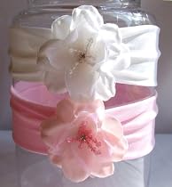 Madeline Baby Flower Headband (Light Pink)
From Funny Girl Designs
