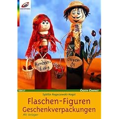 Flaschen-Figuren Geschenkverpackungen. Mit Vorlagen