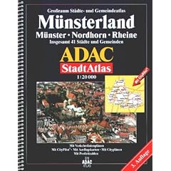 ADAC Stadtatlanten, Gro�raum St�dte- und Gemeindeatlas M�nsterland