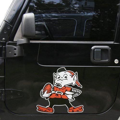 Cleveland Browns Team Logo Elf Car Magnet