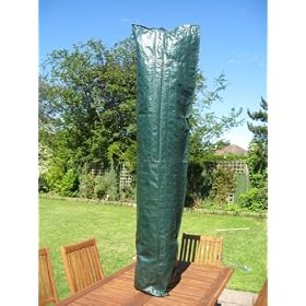 GARDEN UMBRELLA / PARASOL & WASHING LINE TARPAULIN COVER - GREEN