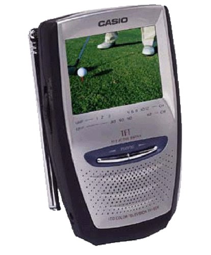 Childrens Toyshop  Electronics : Casio EV-660 Handheld Colour TV 3" LCD
