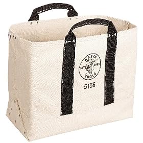 Klein 5156 19-Inch Canvas Double-Layer Tool Bag by Klein