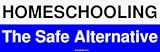 HOMESCHOOLING The Safe Alternative MINIATURE Sticker