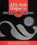 APA Style Helper 3.0: Software for New Writers in the Behavioral Sciences (CD-ROM, Individual Version)