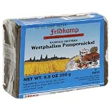 Feldkamp Dark Pumpernickel Bread , 8.8-Ounce Vacuum Packs (Pack of 11)