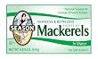 Season Skinless & Boneless Mackerels in Water, No Salt Added, 4.375-Ounce Tins (Pack of 12)