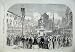 1865 Italy Statue Dante Festival Florence King Italy