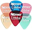 Fender 12 Pack Picks - Surf Green - Medium