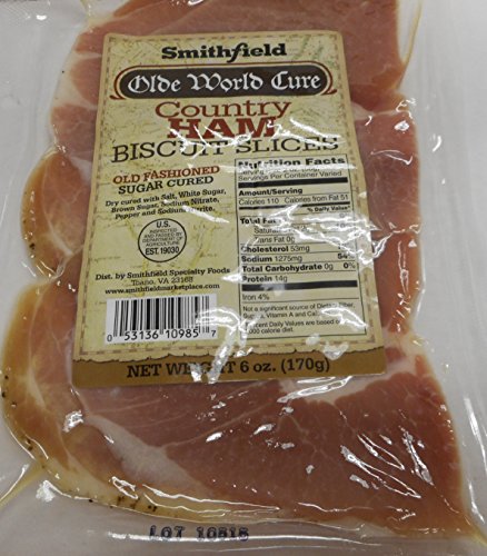 Smithfield Country Ham Olde World Cure Biscuit Slices ( 6 OZ)