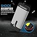 MoKo ASUS ZenFone 2E / ZenFone 2 5.0 Case - [Scratch Resistant] Hybrid Armor Series Dual Layer Protection - Bumper Case for ASUS ZenFone 2 5.0 Inch / ZenFone 2 e / ZE500CL 2015 Release, SILVER