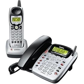 Remanufactured Uniden CXAI 5198 5.8 GHz Analog Cordless Phone with Corded Base and Answering System