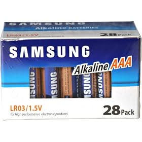 Samsung L3285WDPA3 Alkaline AAA Battery (28 Pack)