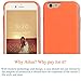iPhone 6 Case,iPhone 6S Case,by Ailun[Vigorous Series] Protective Soft-Inner Anti-Scratch Aesthetical Finished Base with Vibrant Trendy Color Slider Style Hard Case-Siania Retail Package[Orange]