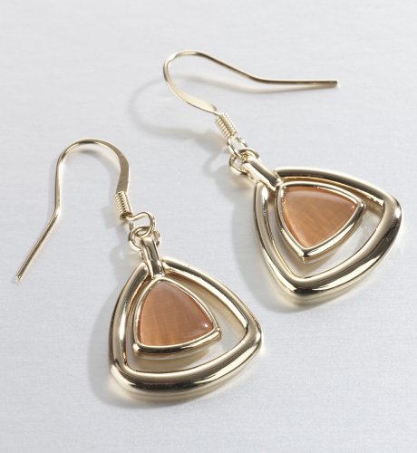Catseye Drop Style Earrings