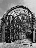 Pergola with Fountain, Reproduced Accordingly, Figured in Some of Peter Paul Rubens' Paintings Photographic Poster Print by George Rodger, 12x16