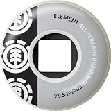 Element All-Terrain Formula Section Core White / Black Skateboard Wheels - 50mm 95a (Set of