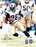 Marshall Faulk Autographed St. Louis Rams 8x10 Photo #4 PSA/DNA