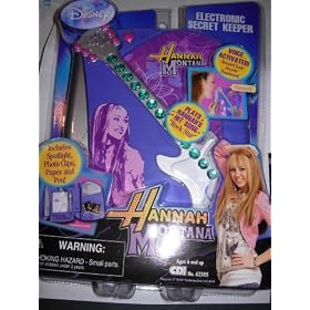 Hannah Montana Electronic Secret Keeper Diary Journal by Hannah Montana