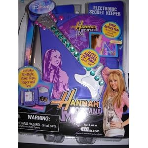 Hannah Montana Electronic Secret Keeper Diary Journal by 