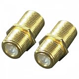 RCA VH66R Coaxial Cable Feed Connectors, 2 pk