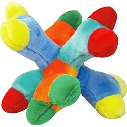 Zanies Plush Attack-A-Jack Dog Toy, 11-Inch