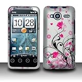 HTC Evo Shift 4G Sprint Rubberized Designer HARD PROTECTOR COVER CASE SNAP  ....
