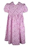 Laura Ashley Toddler Girls Fall/Winter Purple Floral Smocked Corduroy Dress