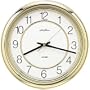 Seth Thomas Treasurer I Gold Tone Case with White Dial Auto Set Wall Clock